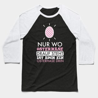 Lustiges Osterhasen T-Shirt Ostern Eier suchen Jesus Auferstehung Geschenk Baseball T-Shirt